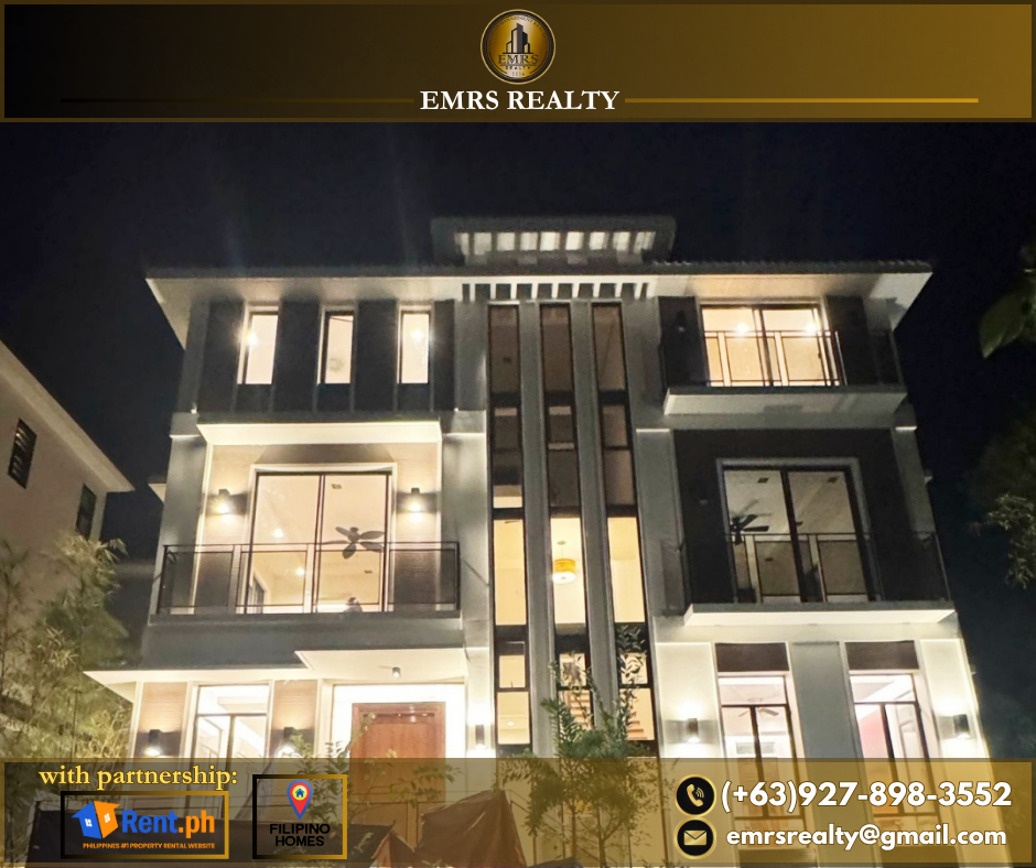 Elegant Modern Home For Lease in McKinley Hill Village, Taguig