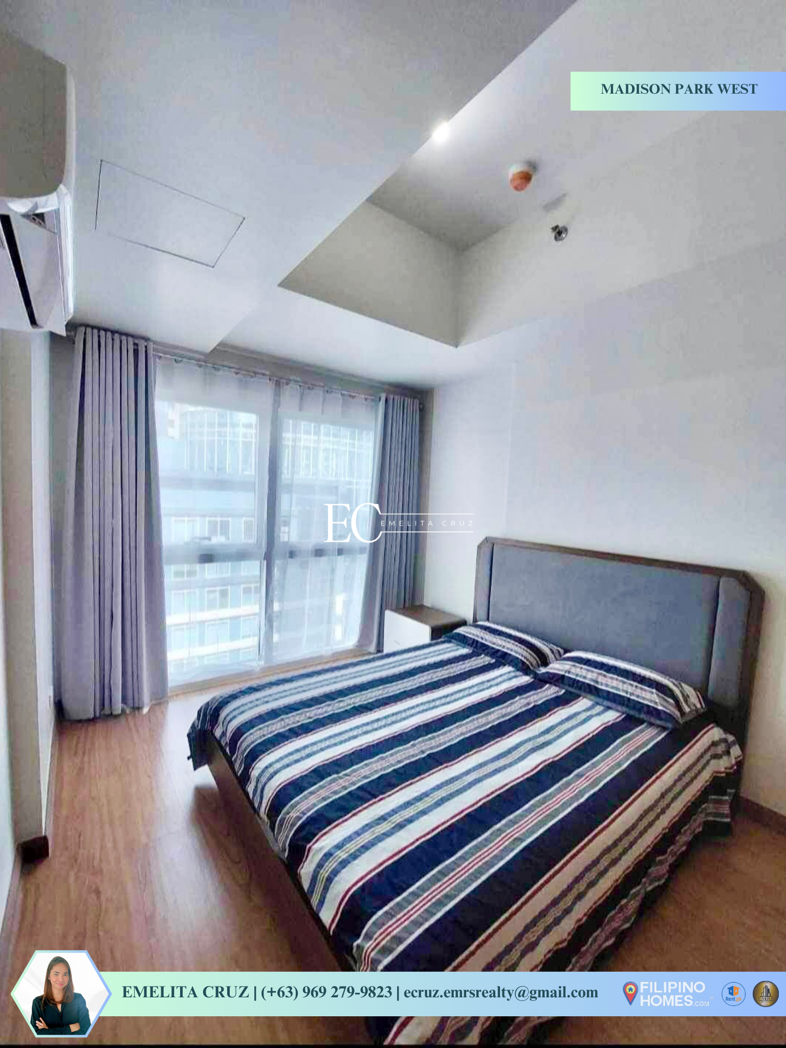 2BR UNIT WITH PARKING FOR RENT & SALE at MADISON PARK WEST, BGC